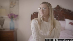 PURE TABOO - Teen Best Friends Trick Step Brother Into Fucking His Horny Sister