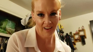 Old Mom Catches Step Son Jerking Off With Dirty Sock And Makes Him Cum In Her Pussy