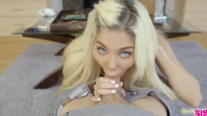 Bratty Sis - Adria Rae & Elizabeth Jolie Riding Brother's Cock With Tight Wet Cunts