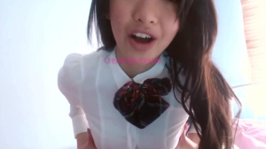 Beautiful Asian Schoolgirl With Great Tits Strips And Masturbates On Cam