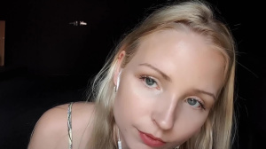 Blonde Teen makes you Cum without Touching - ASMR Moaning ( Touch less Orgasm )