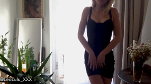 Girl With Fit Body In High Heels Masturbating By The Window - LeoLulu