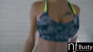 NF Busty - Peta Jensen's Gets Quivering Orgasm From Hard Fuck After Workout