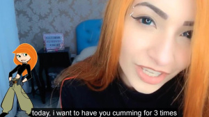 Kim possible JOI PORTUGUES - Jerk off Challenge (VERY HARD) Creampie ASS