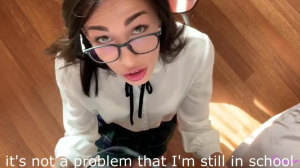 Cute Nerdy Schoolgirl Gets Pounded By Her English Teacher - Fiamurr